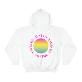 Aesthetic Hoodie, Sunset Hoodie, Sweatshirt, Gildan 18500 Hoodie, Oversized Hoodie, Back Print Trendy Sweatshirt, Beach Cover Up, Lake Cover