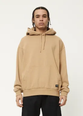 AFENDS Mens All Day - Relaxed Hoodie - Tan