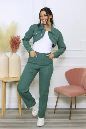 As I Should Emerald Twill Pants