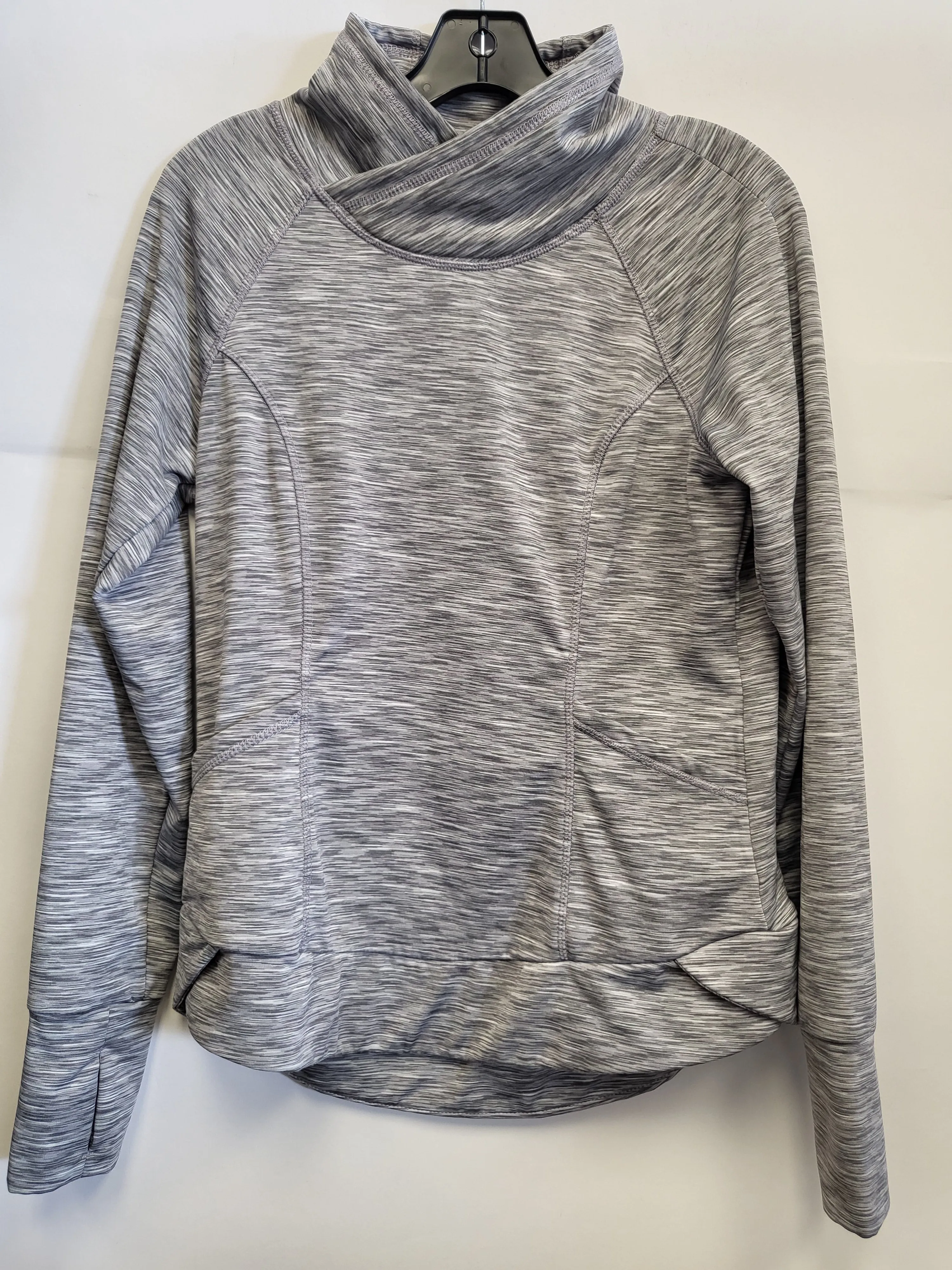 Athletic Top Long Sleeve Collar By 90 Degrees By Reflex  Size: S