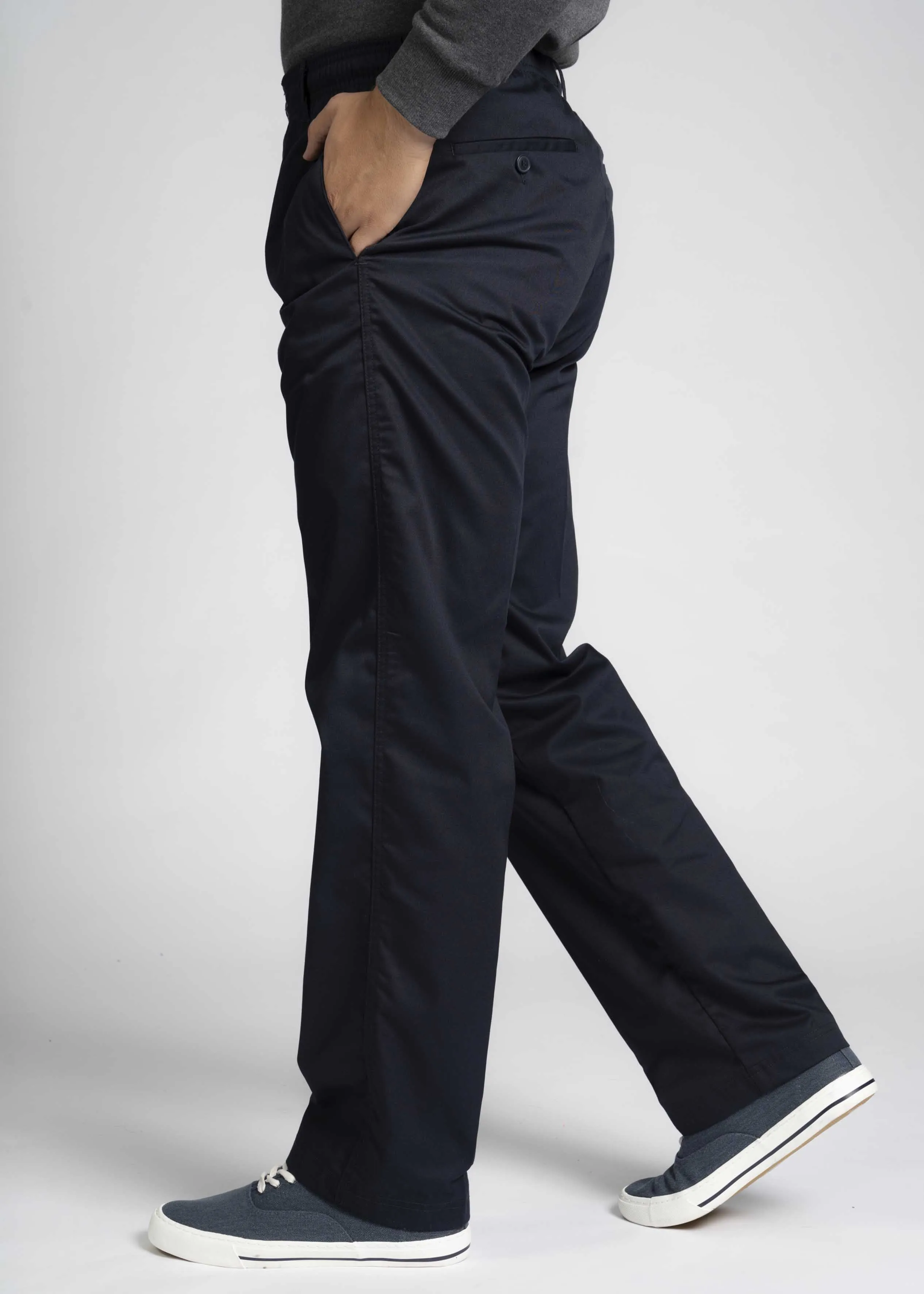 Aubrey Straight Fit Elastic Waist Pull-On Trousers