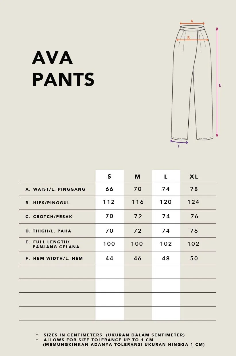 AVA PANTS PLAIN LIME