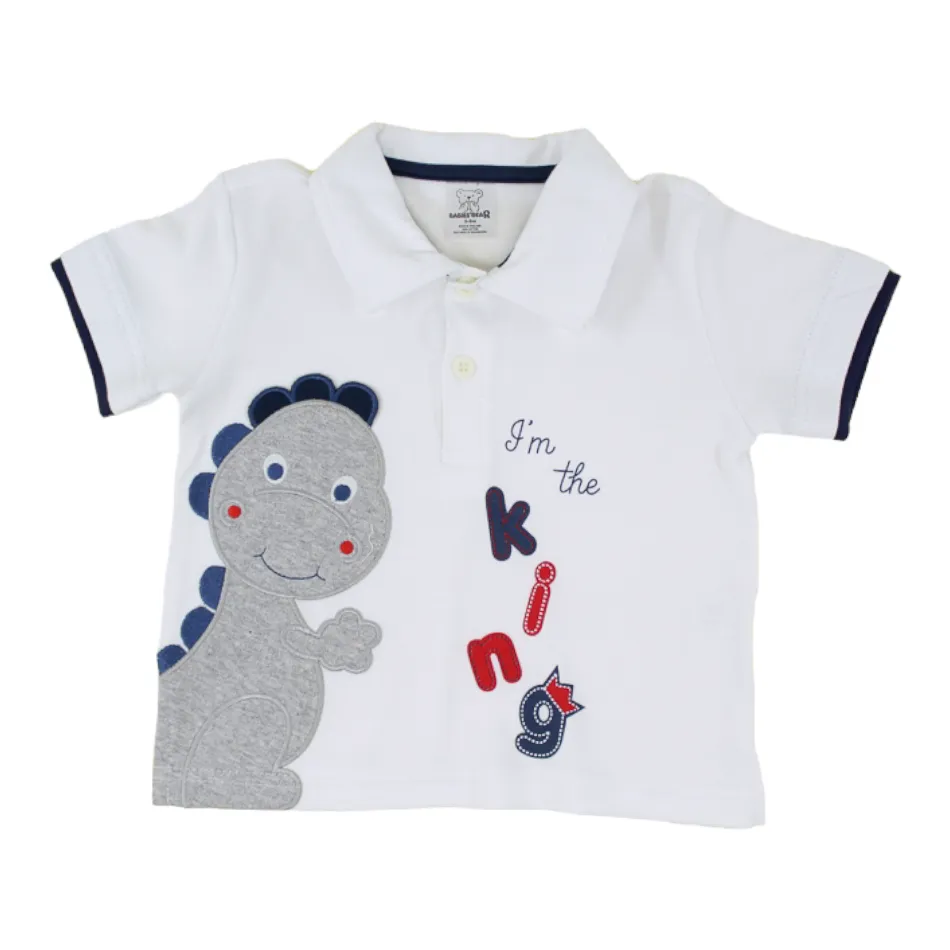 Babies Bear 2 Pc T-Shirt And Shorts Set - I'm The King