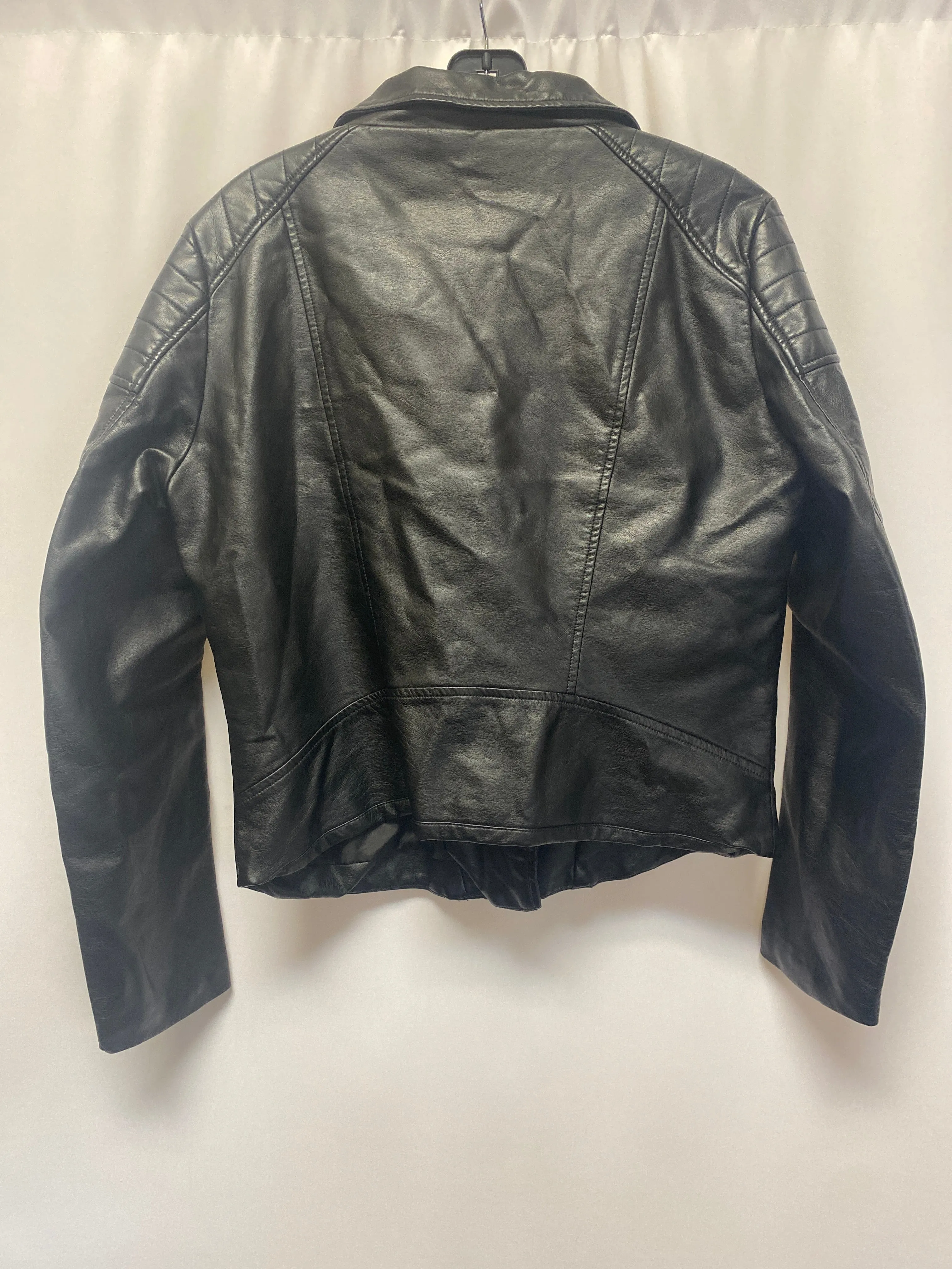Black Jacket Moto Shinestar, Size Xl