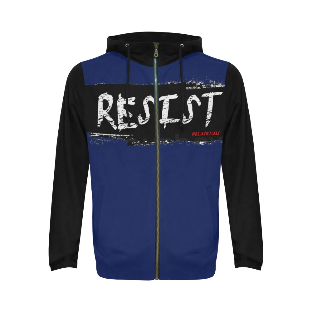 BLACK RESIST FIST HOODIES