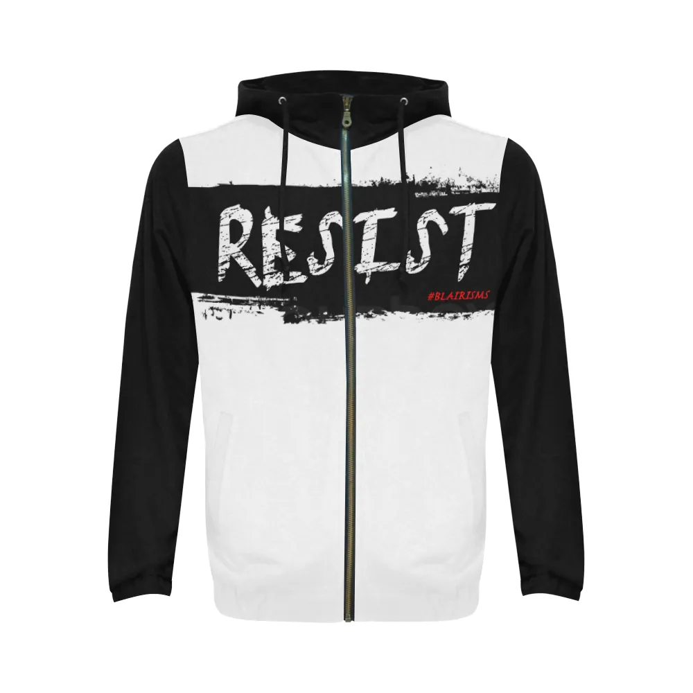 BLACK RESIST FIST HOODIES