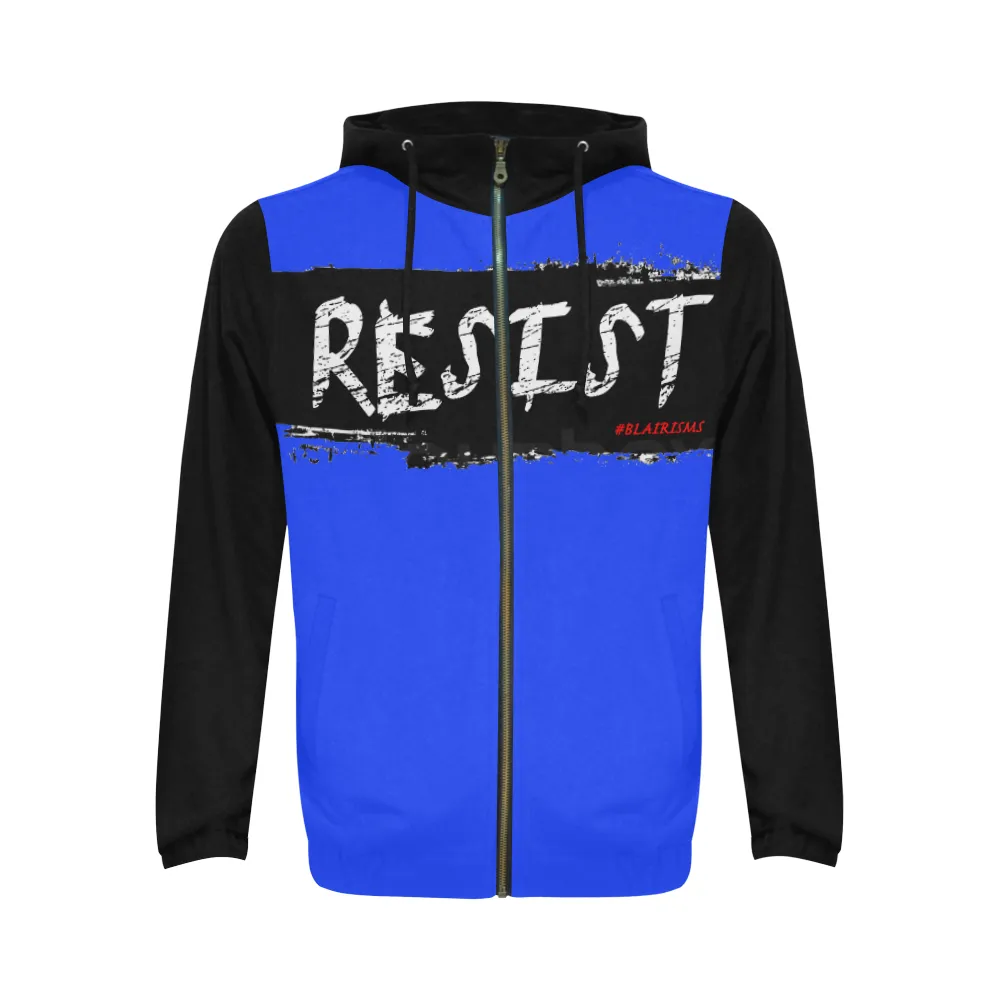 BLACK RESIST FIST HOODIES