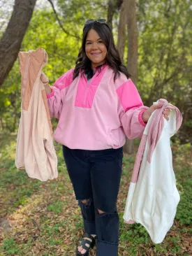 Blake Half Zip Hoodie in Three Colors
