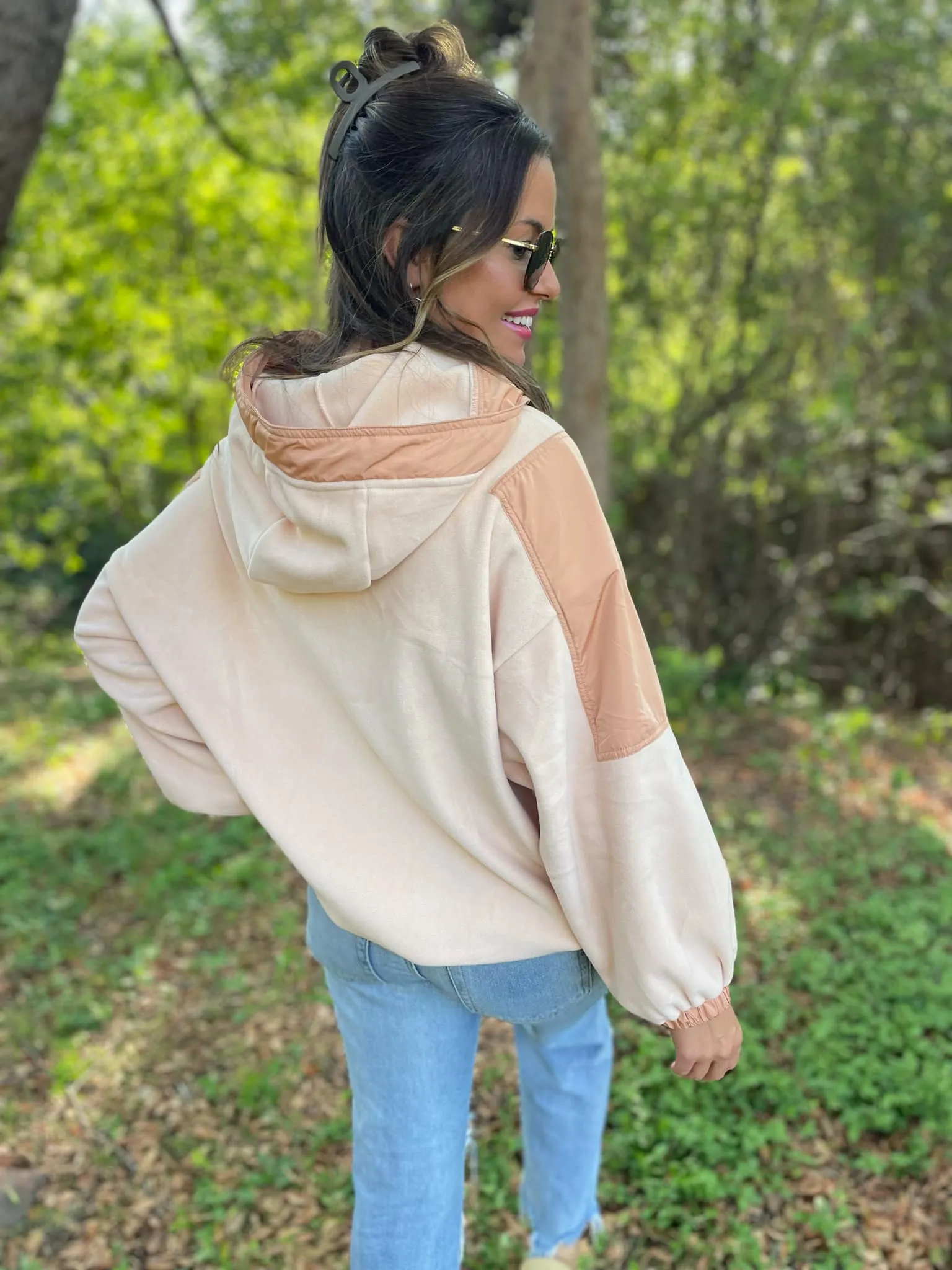 Blake Half Zip Hoodie in Three Colors