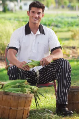 Chalkstripe Classic Chef Pant (2")