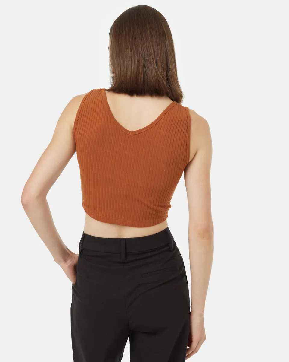 Cropped Fitted Tank