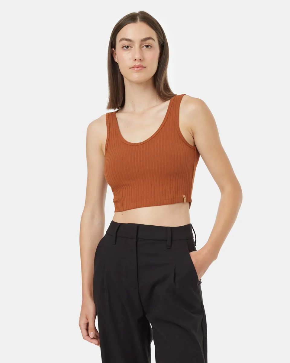 Cropped Fitted Tank