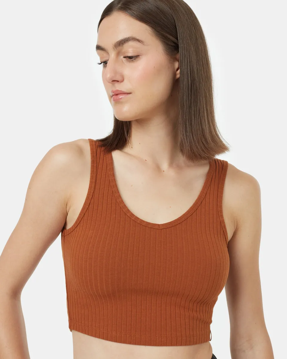 Cropped Fitted Tank