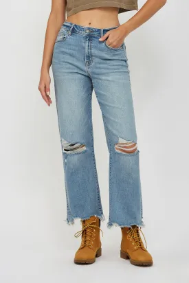 Ella Wide Straight Jeans
