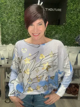 Gold Foil Elvie Lightweight Sweater