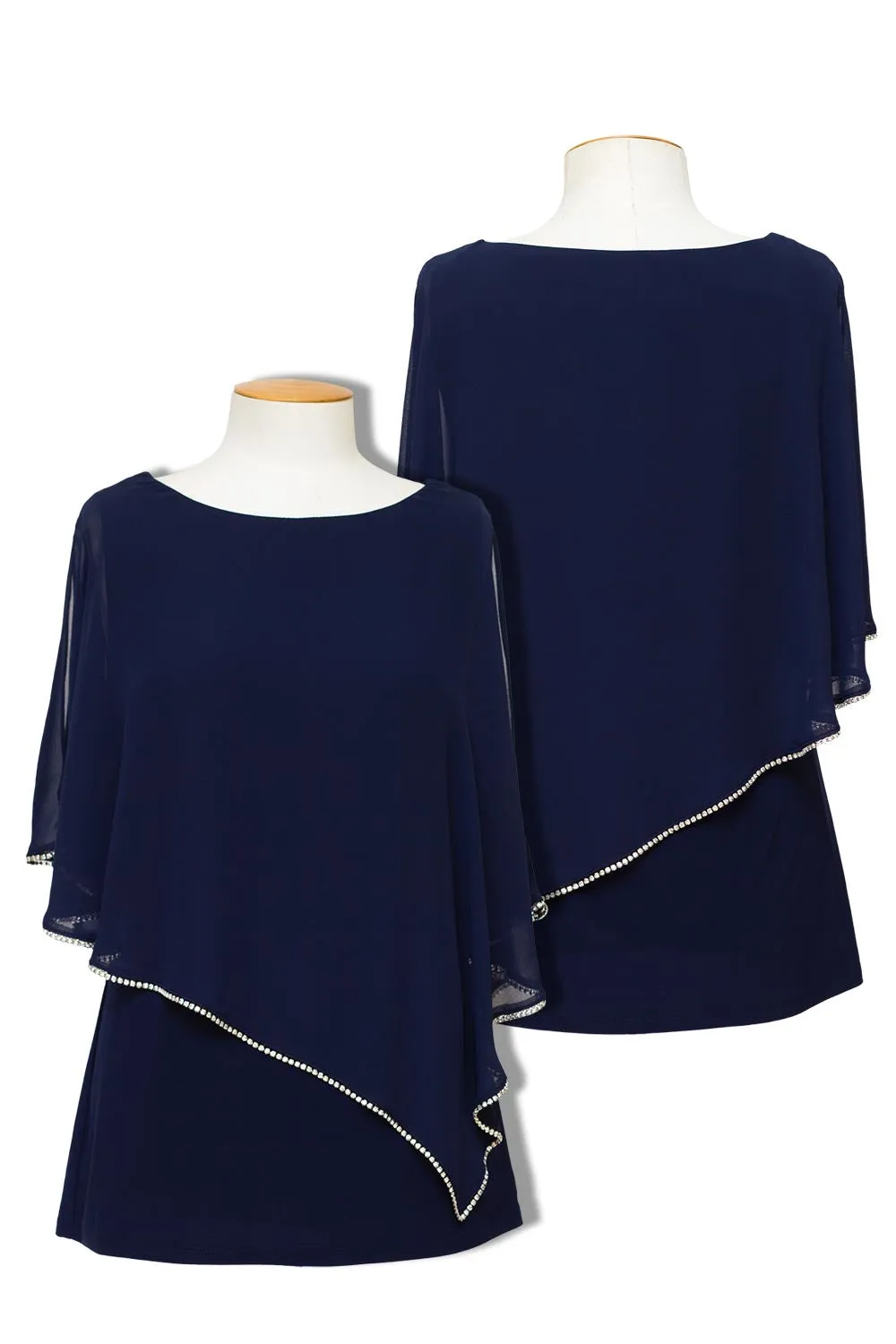 Joshua James - JJ0005 Diamante Trim Top