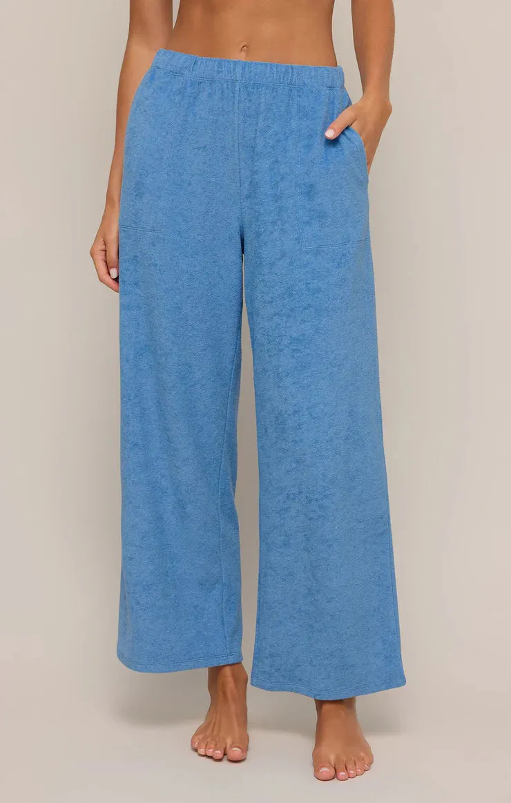 Let's Cruise Terry Pant -   Salty Blue