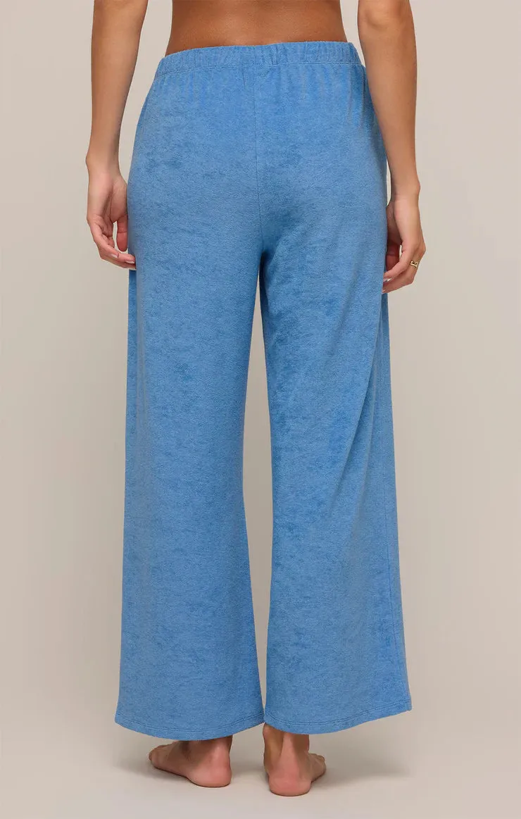Let's Cruise Terry Pant -   Salty Blue