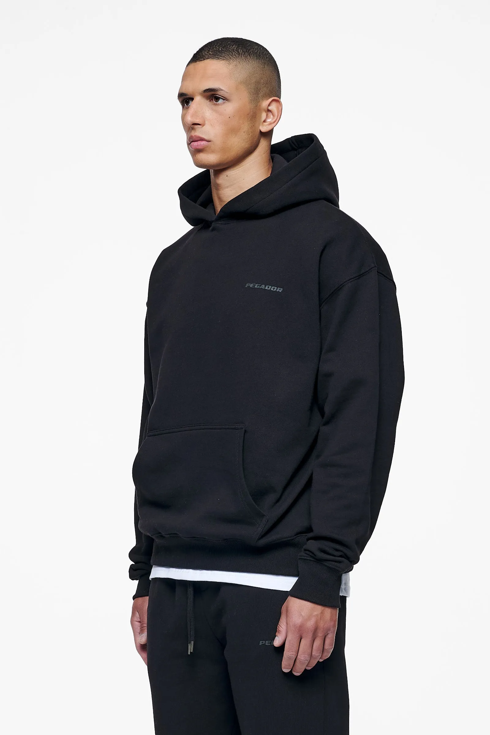 Logo Oversized Hoodie Black Gum