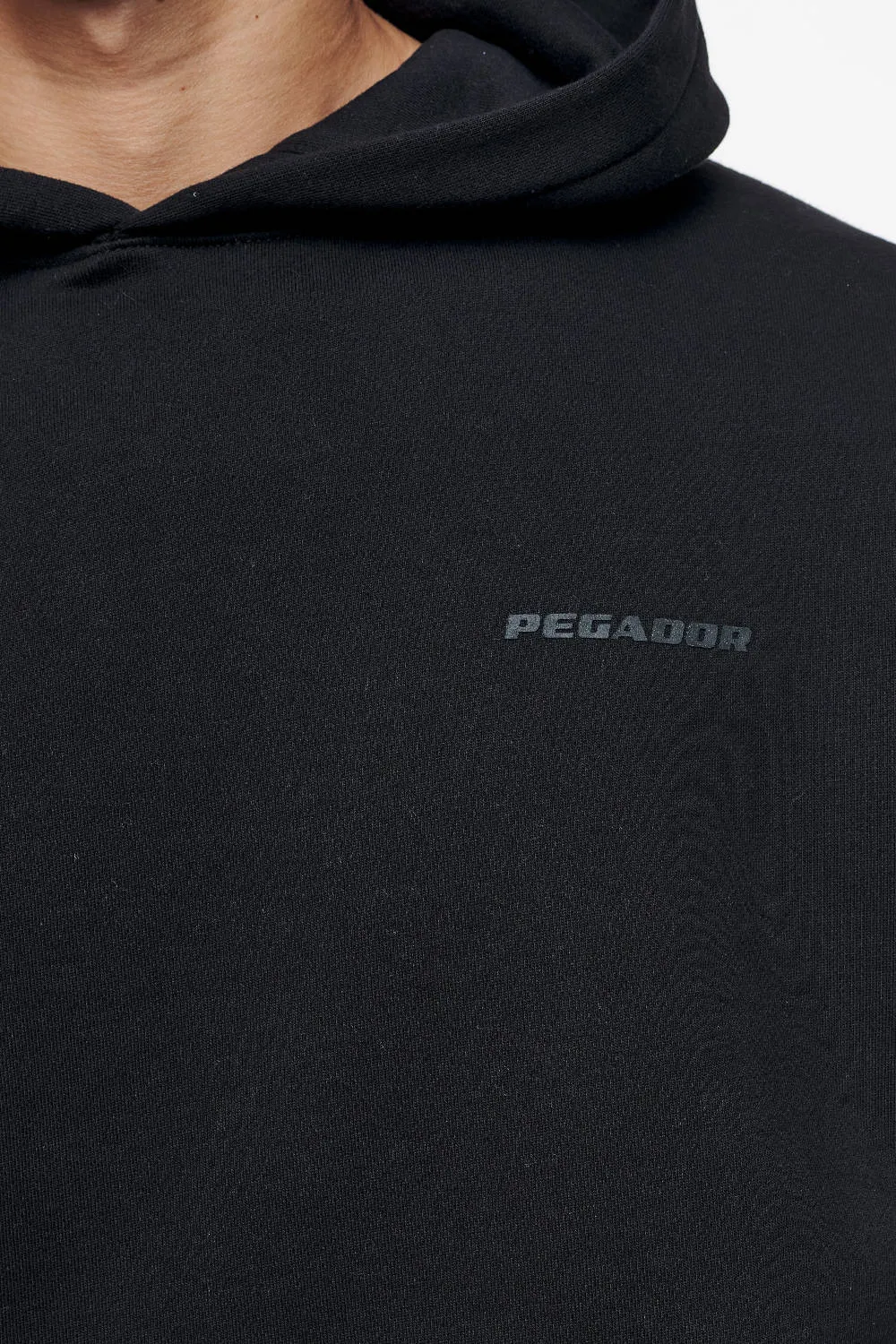 Logo Oversized Hoodie Black Gum