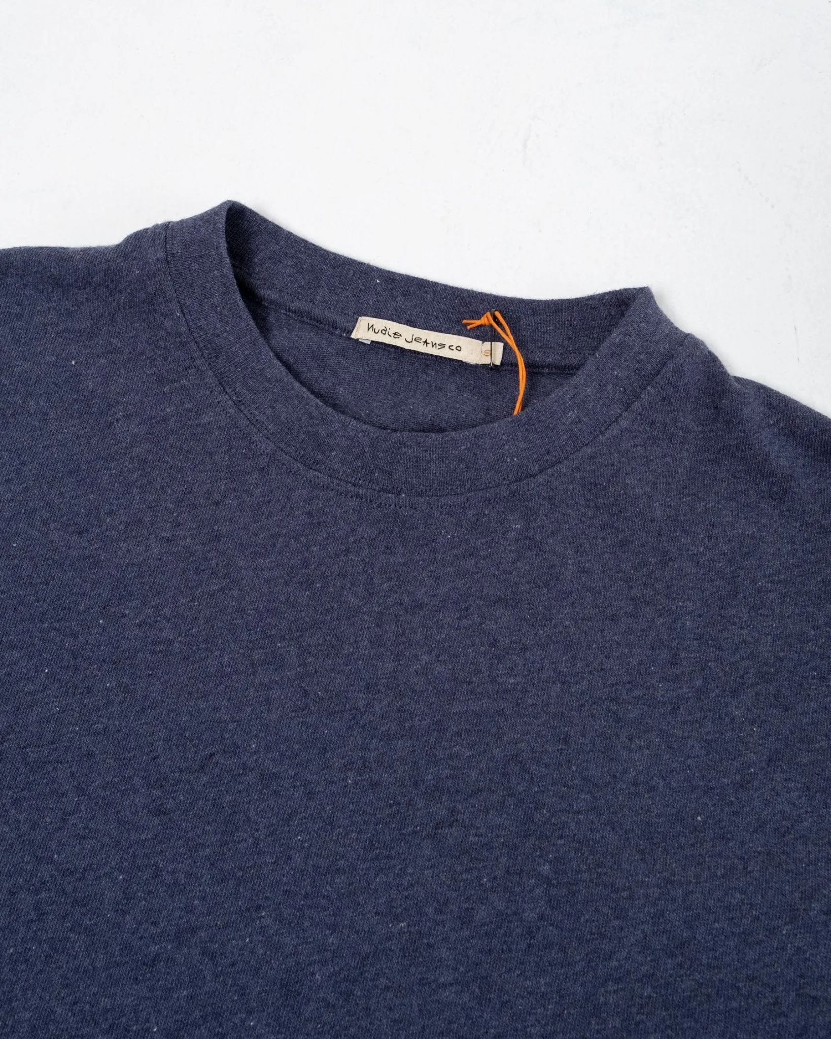 Milton Recycled Tee Blue Melange