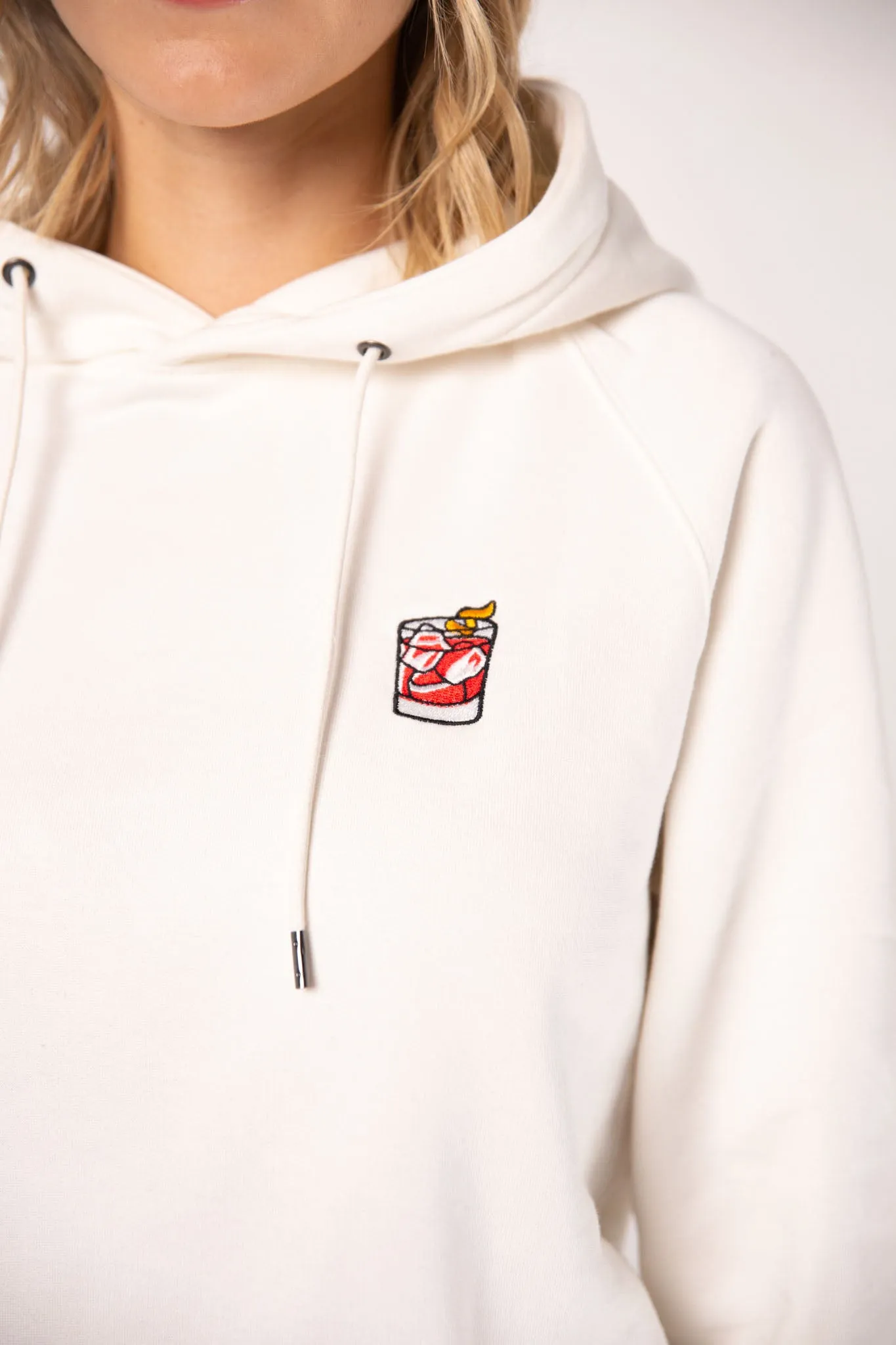 Negroni | Bestickter Bio-Baumwoll Frauen Hoodie