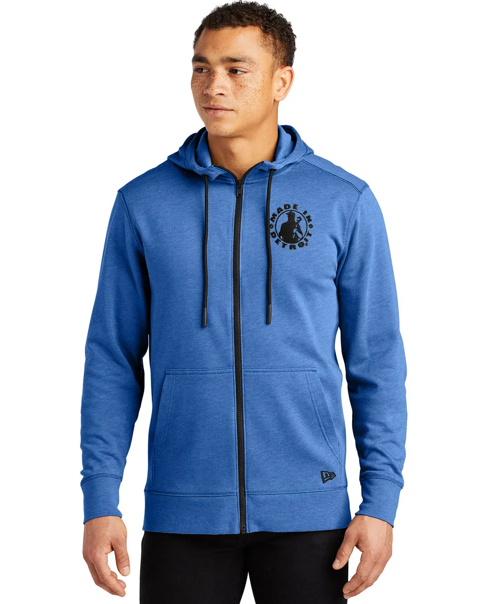 New Era MID Tri-Blend Fleece Full-Zip Hoodie