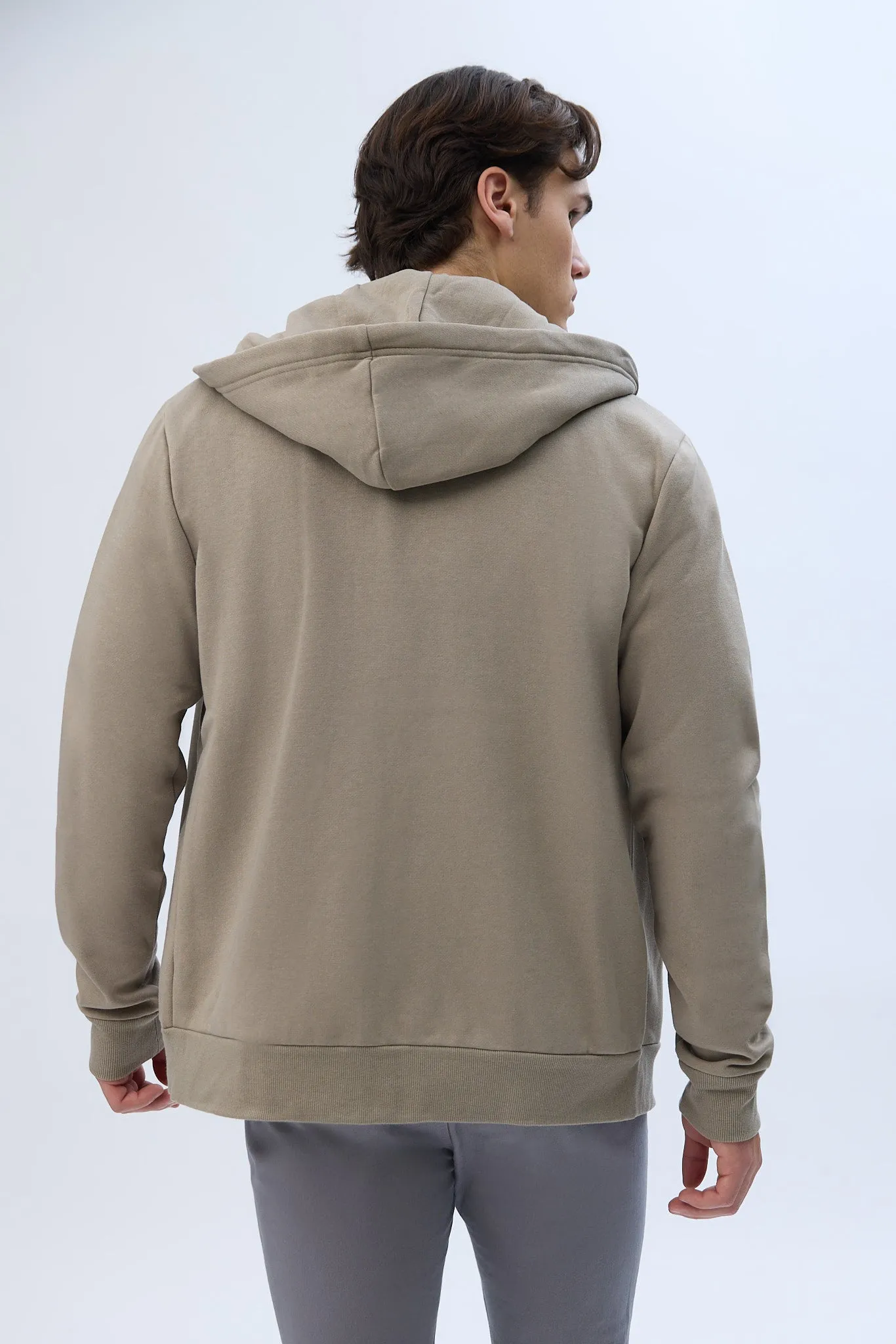 North Western Zip-Up Hoodie