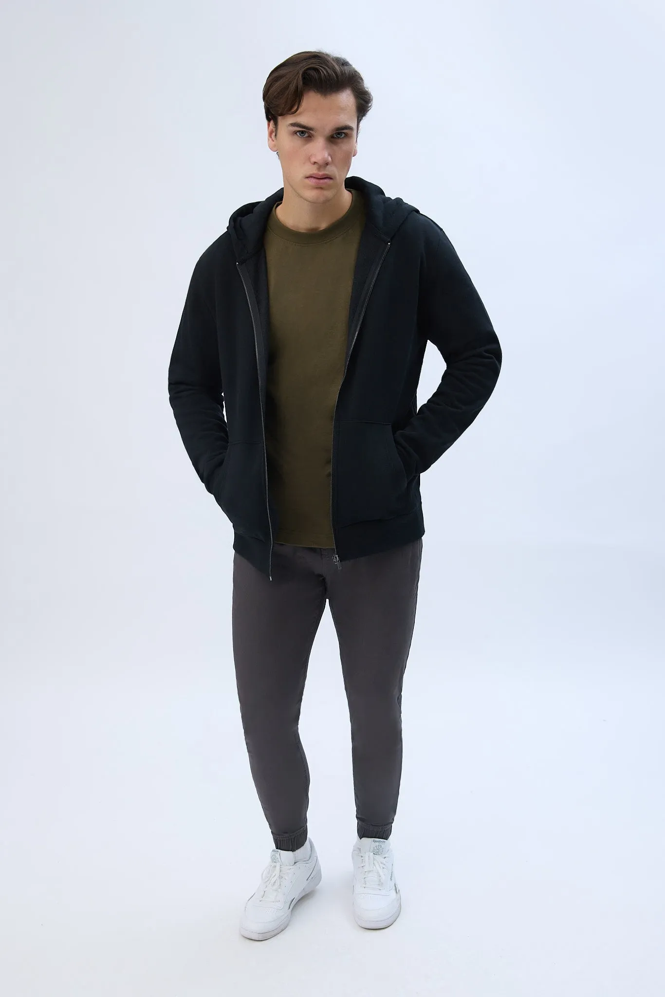 North Western Zip-Up Hoodie