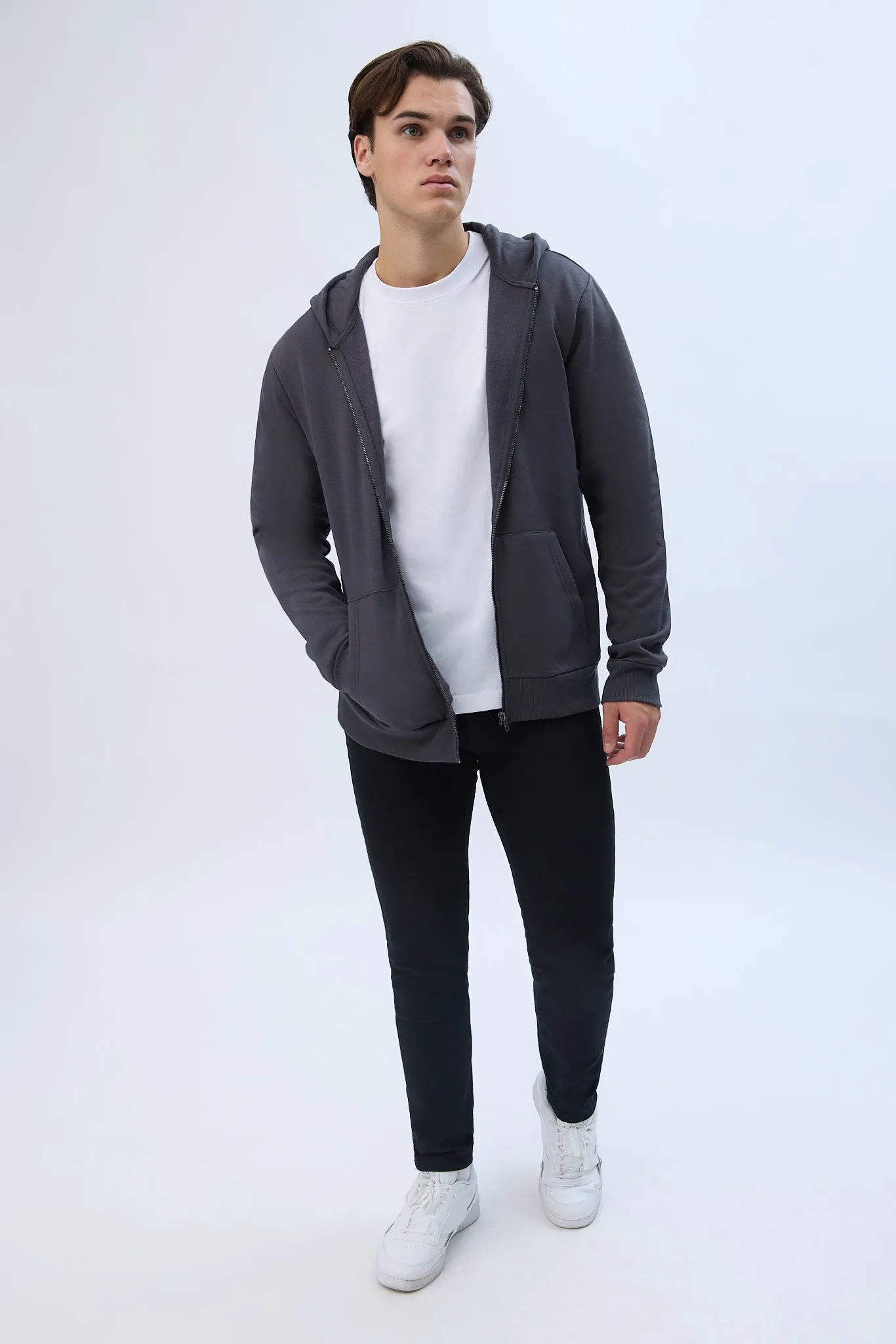 North Western Zip-Up Hoodie
