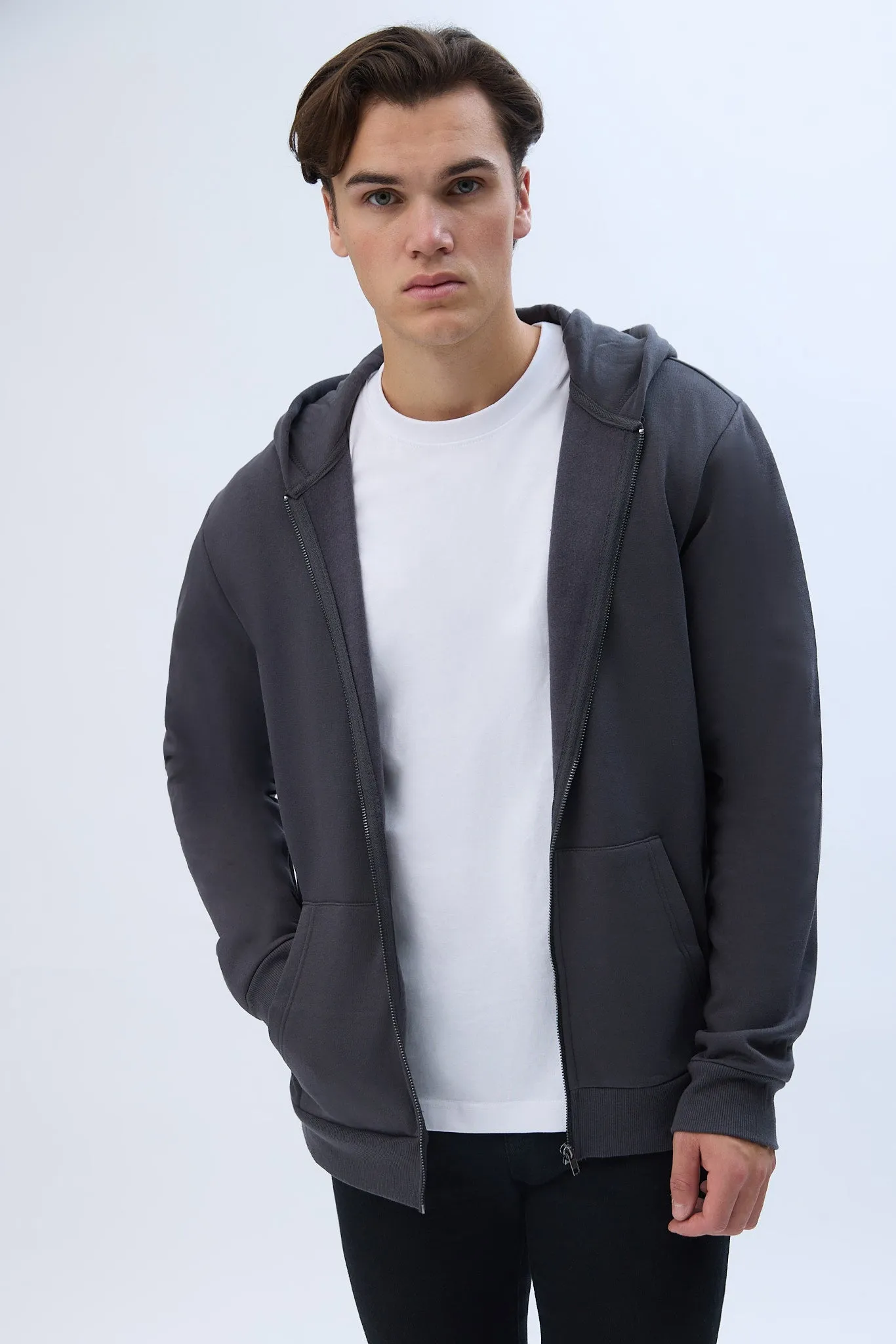 North Western Zip-Up Hoodie
