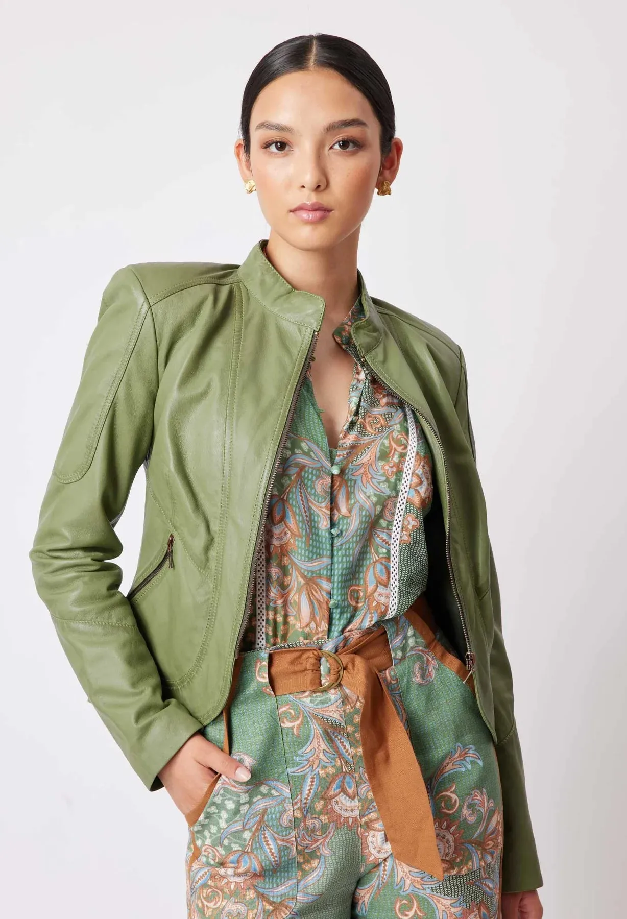 Once Was - Harmony Leather Jacket