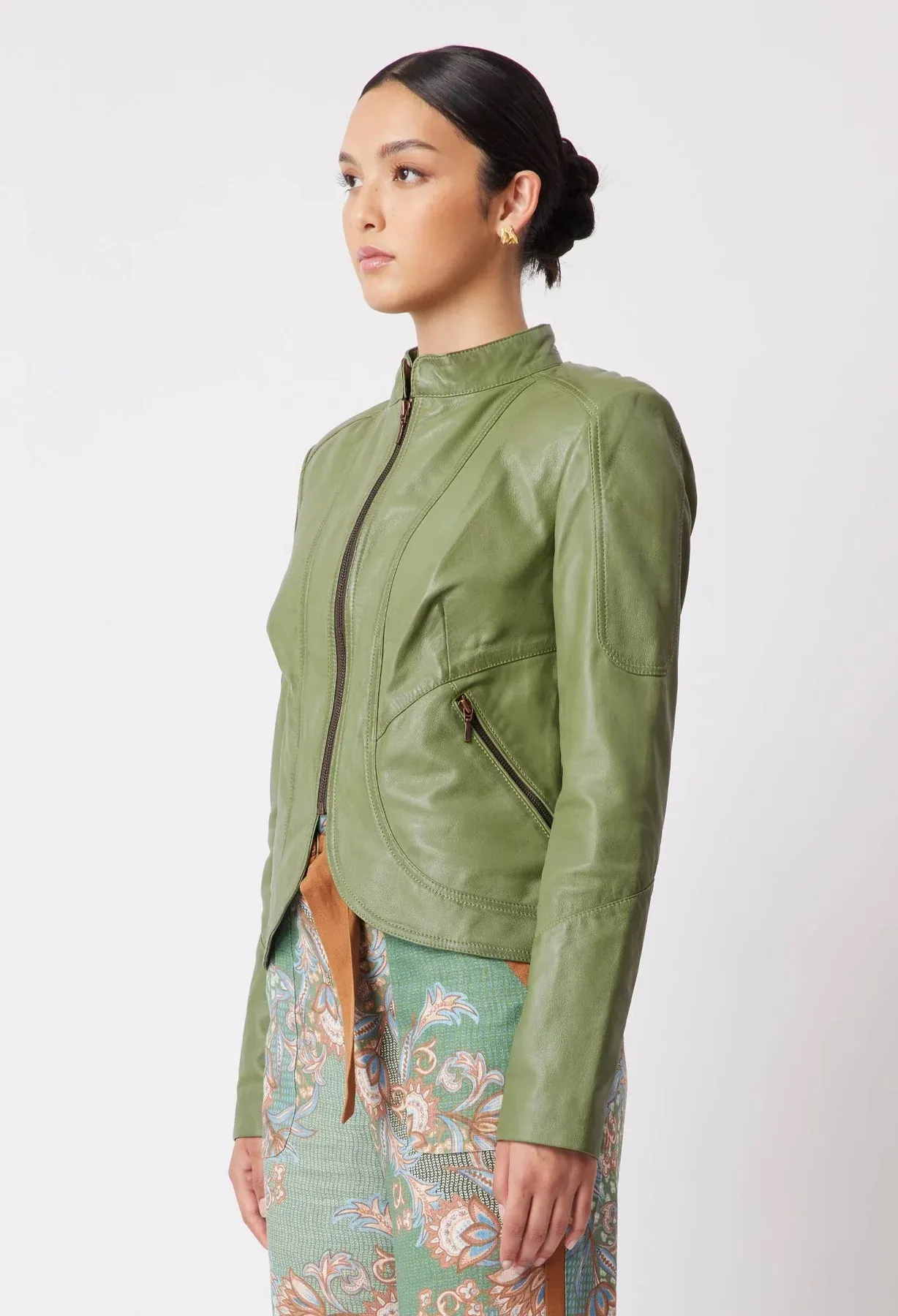 Once Was - Harmony Leather Jacket