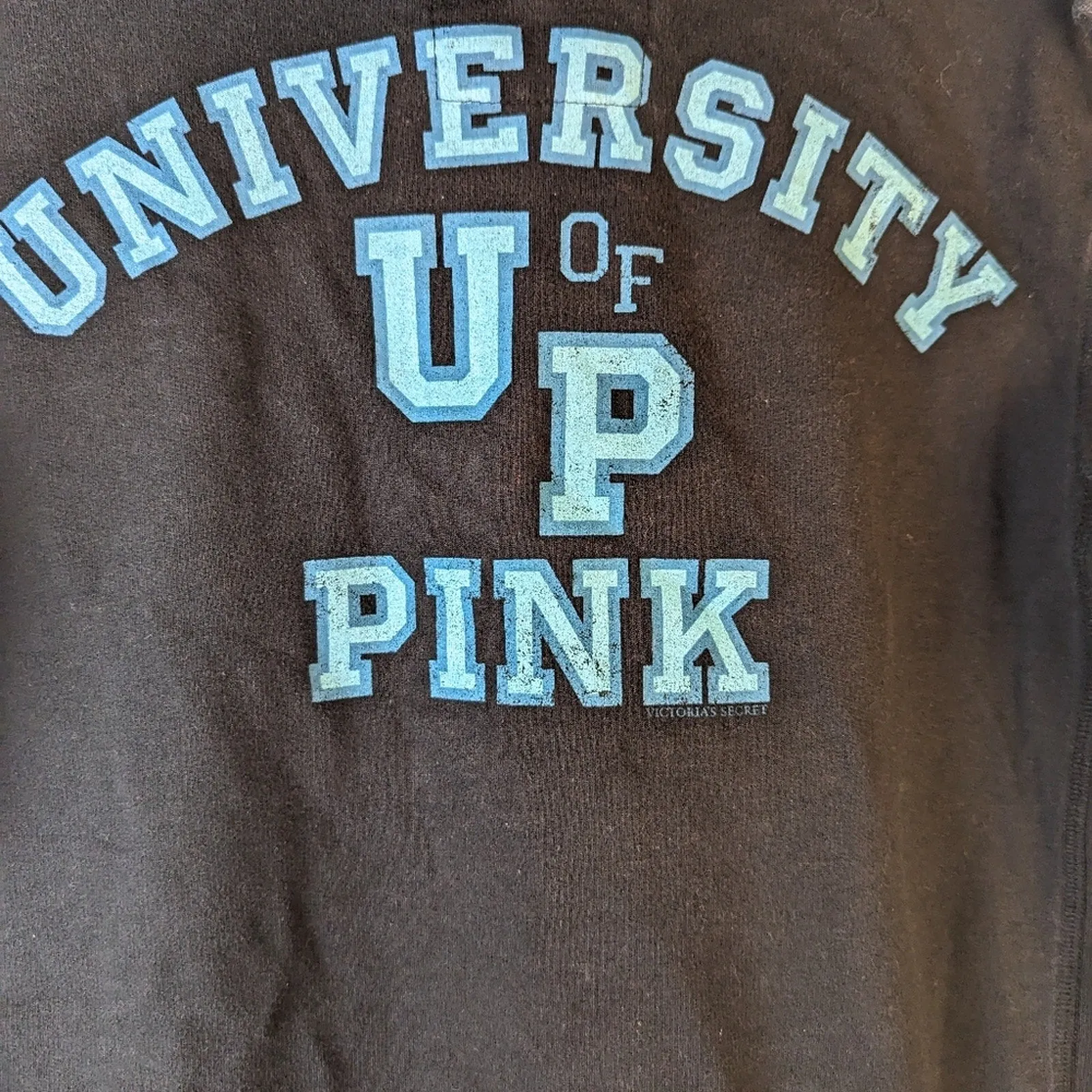 Pink Victoria's Secret Hooded Zip Up Jacket - Medium