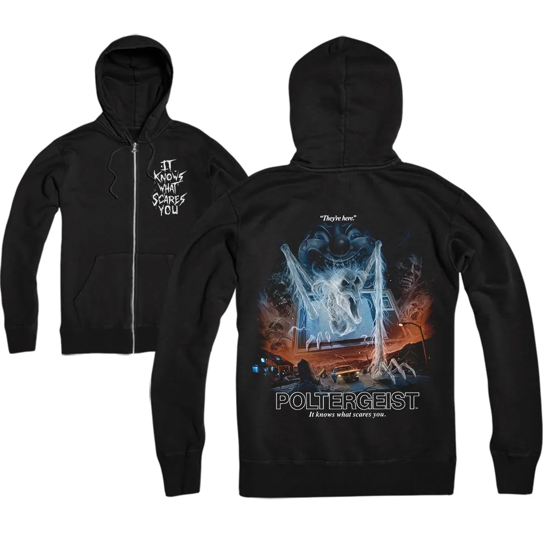 POLTERGEIST: THEY'RE HERE - ZIP UP HOODIE
