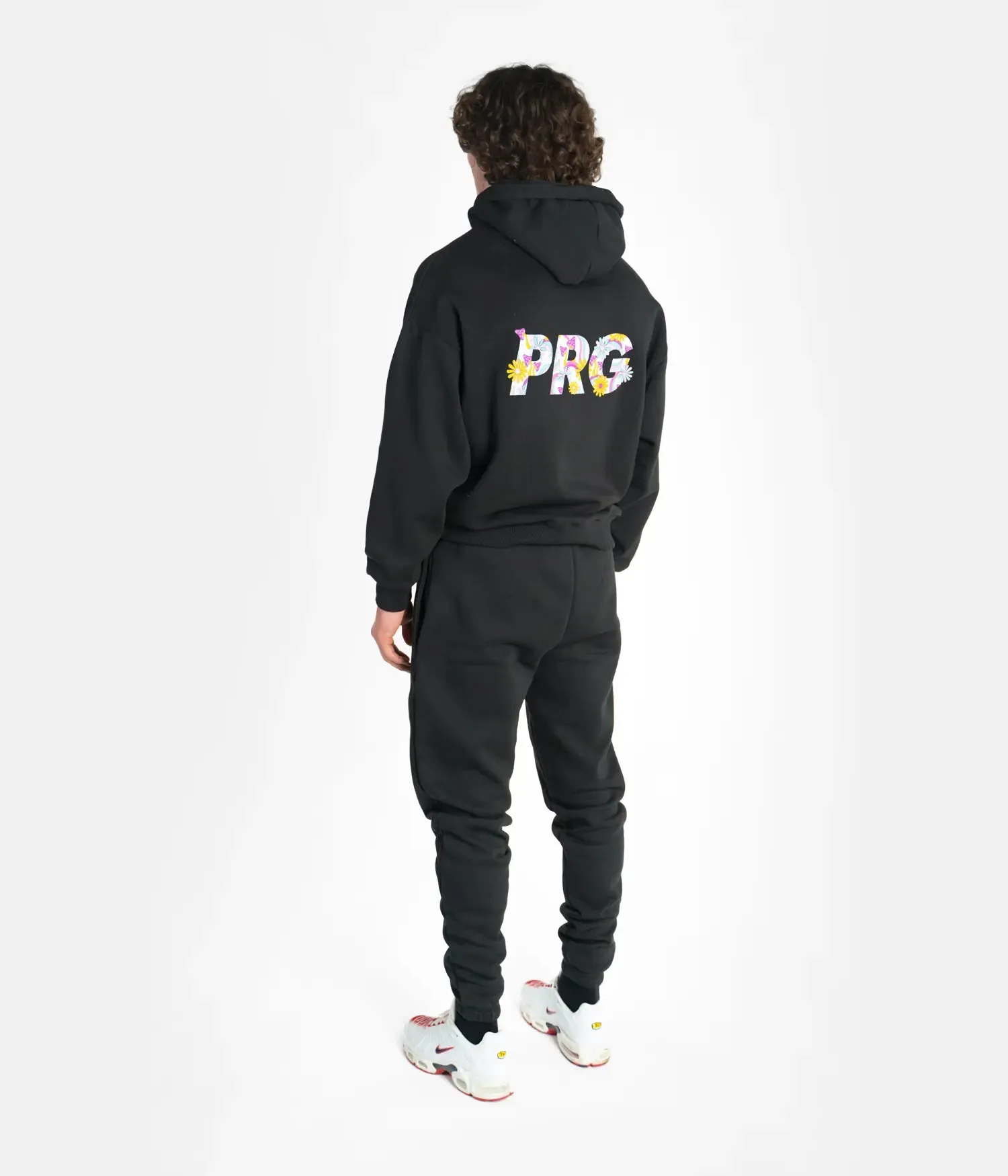 PRG Psychedelic Oversized Hoodie - Black