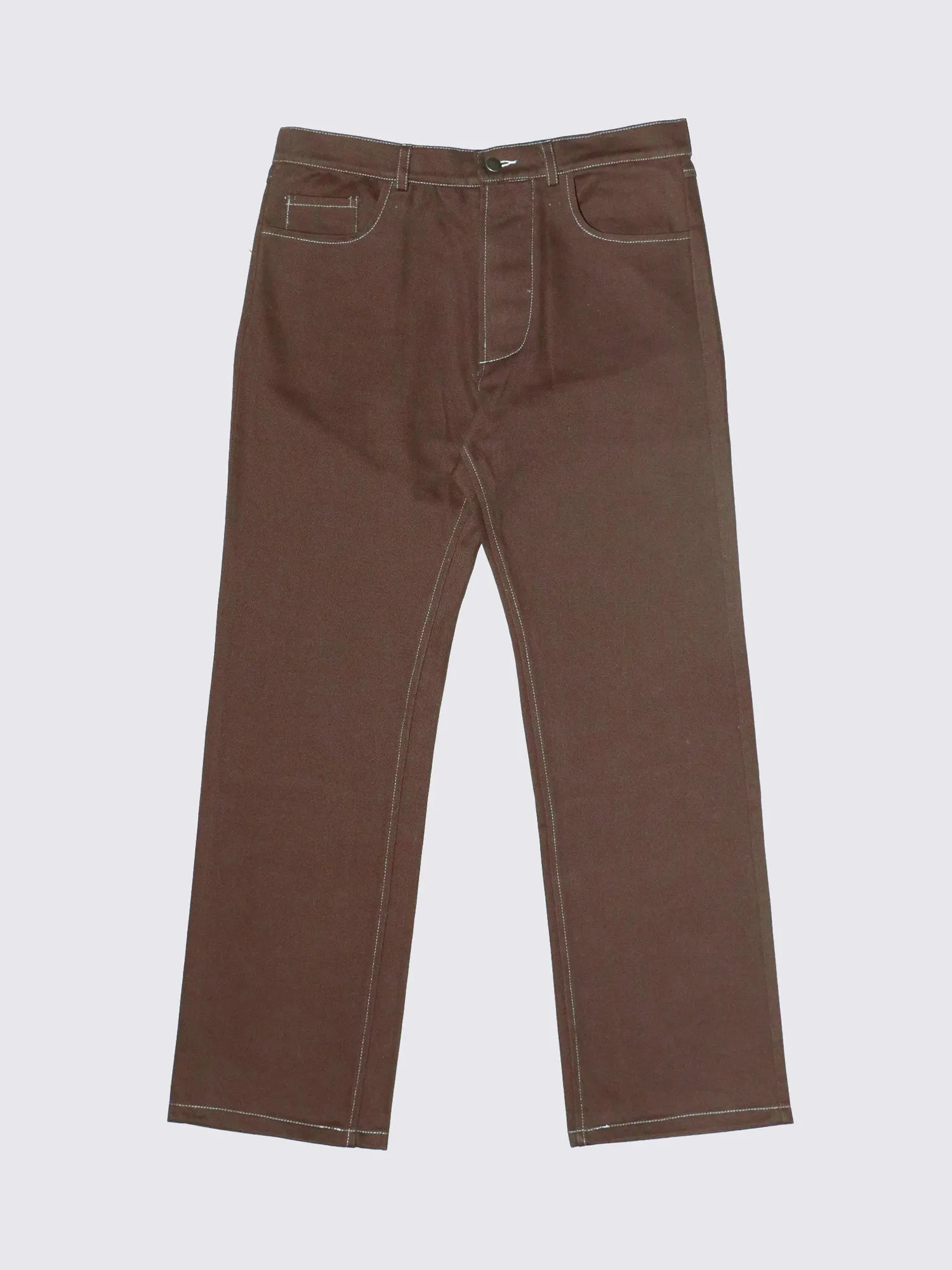 Straight Leg Trouser - Peat