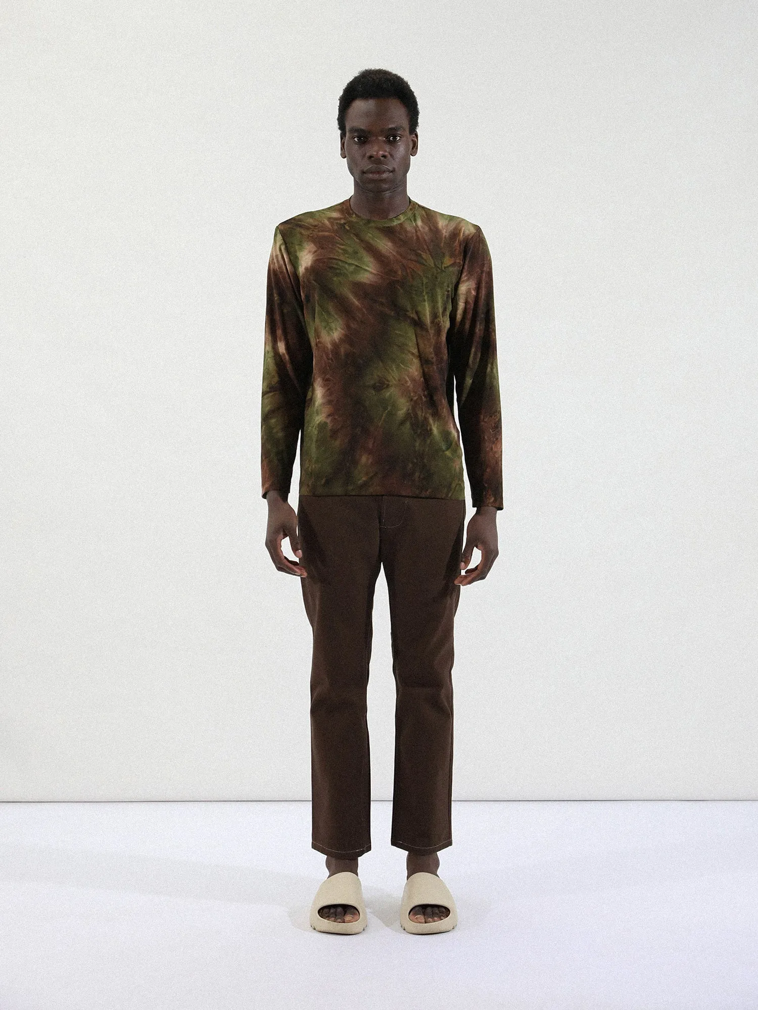 Straight Leg Trouser - Peat