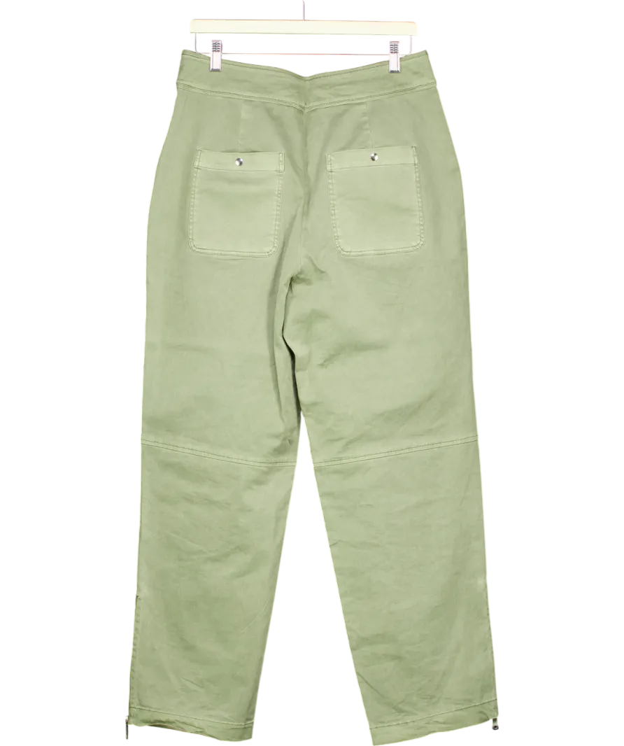 Third Form Green Straight Leg Zip Jeans UK 10