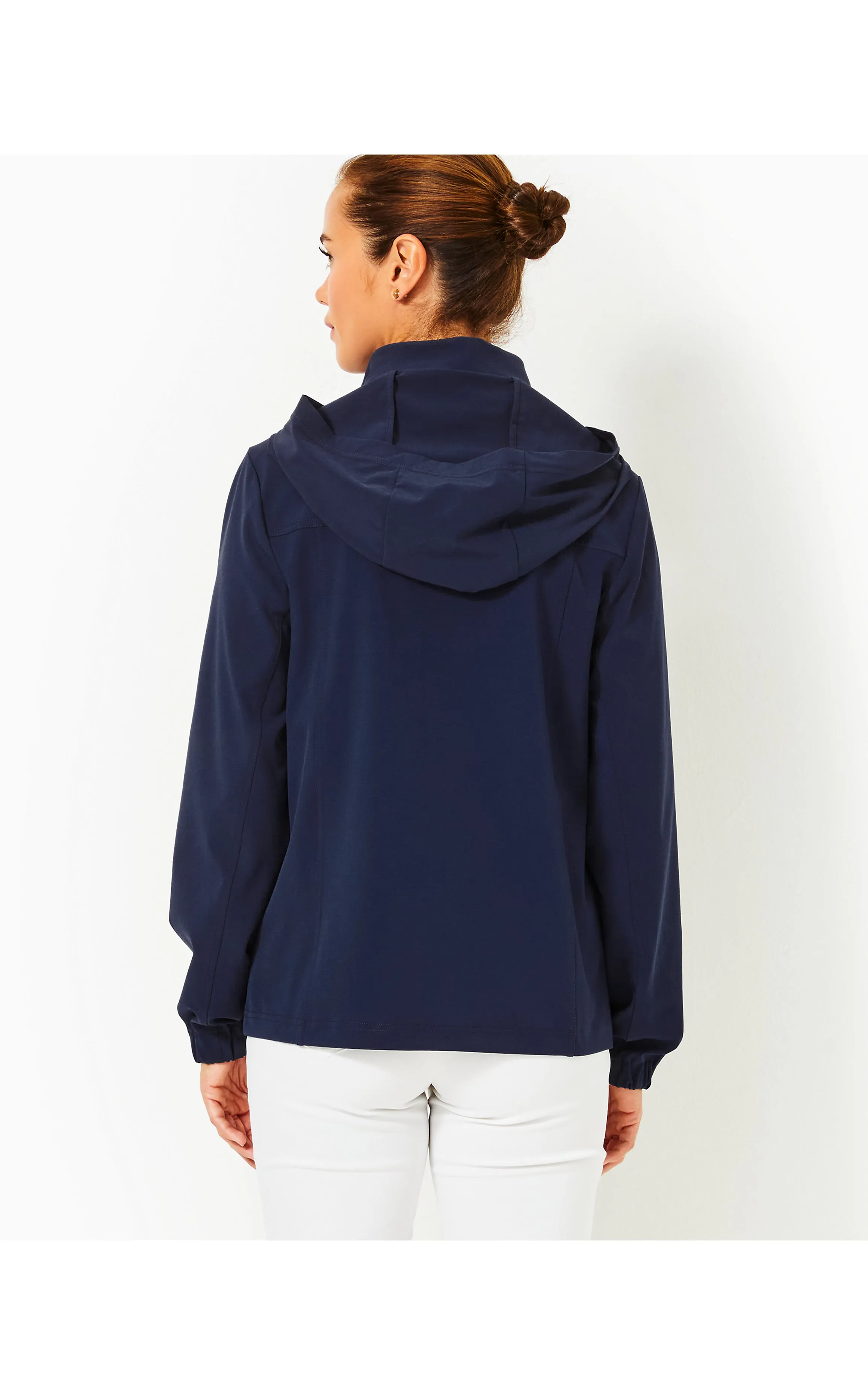 UPF 50  Luxletic Zaylee Performance Jacket Low Tide Navy