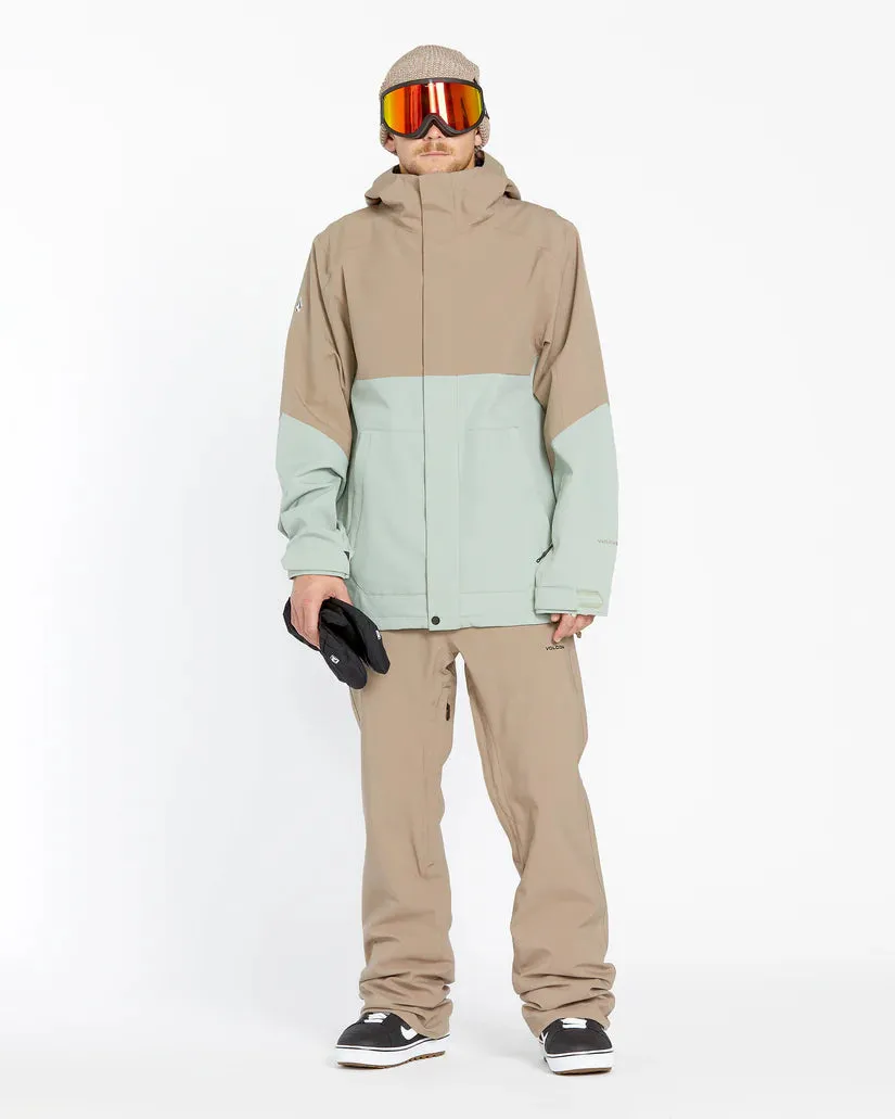 Volcom Men's Brighton Full Zip Jacket Agave G0652516_AGV