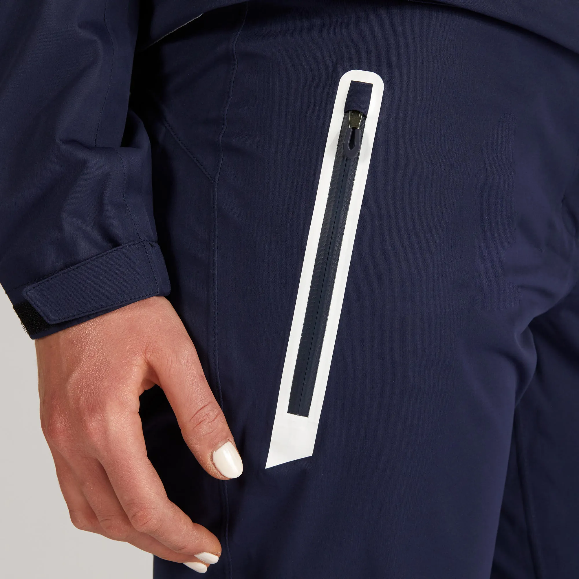 Women's golf waterproof Pants - RW500 navy blue